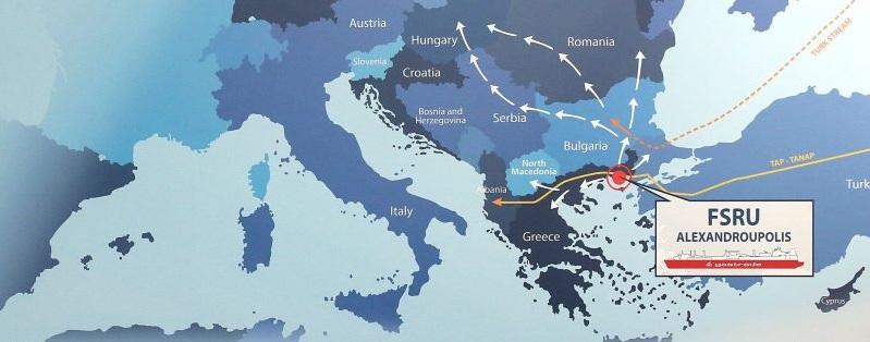 Turk Stream oraz Tap/Tanap czynią grecję lokalnym hubem gazowym. Źródło: https://www.euractiv.com/section/azerbaijan/news/greece-becomes-most-important-hub-for-alternative-gas-in-southeastern-europe/