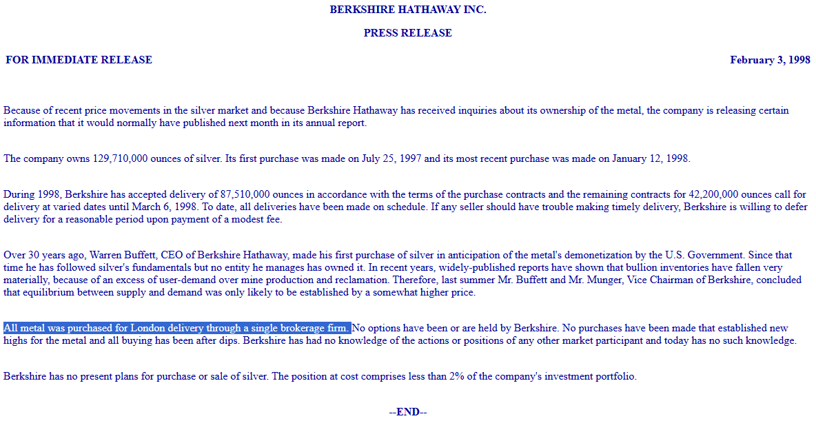 Pojedynczy broker. Źródło: https://www.berkshirehathaway.com/news/feb03981.html