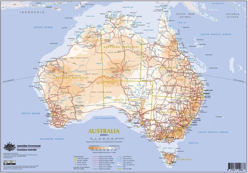 Sieć drogowa Australii